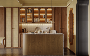 Tủ bếp Wabi Sabi