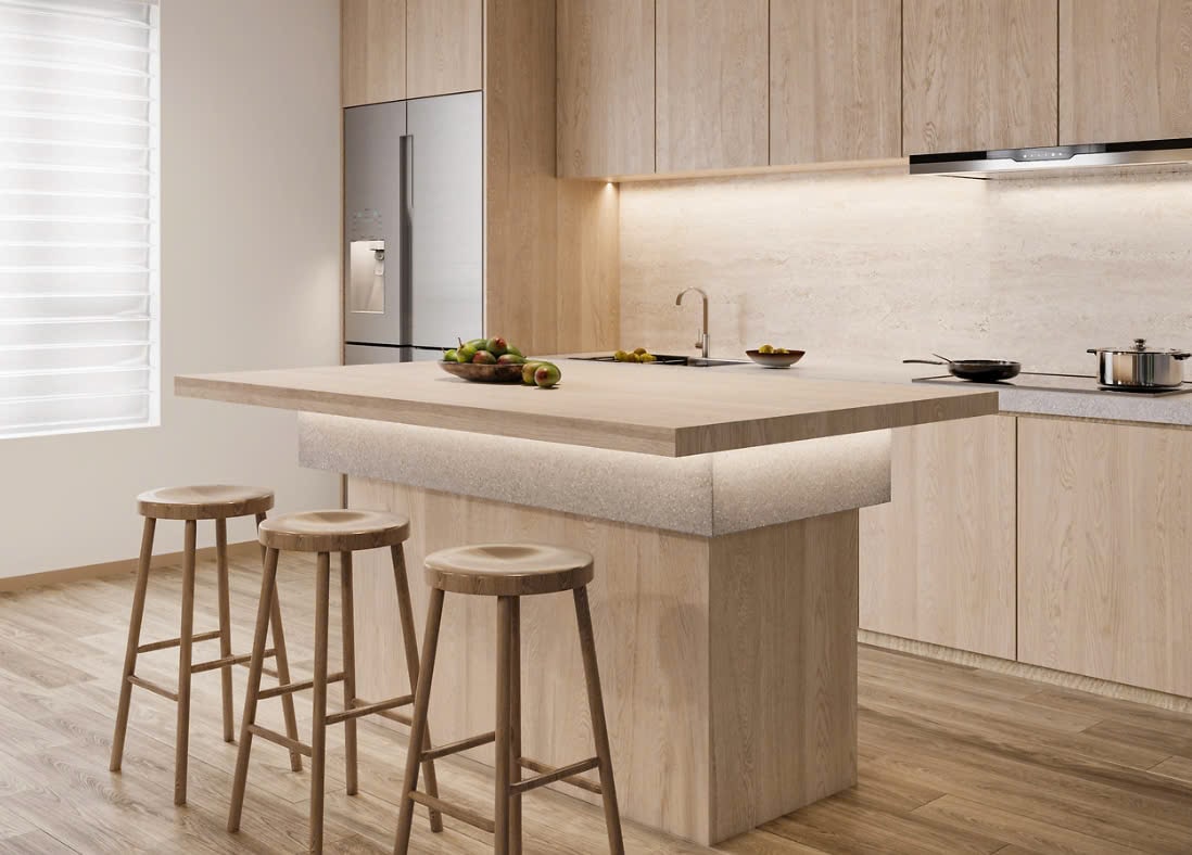 Tủ Bếp Wabi Sabi