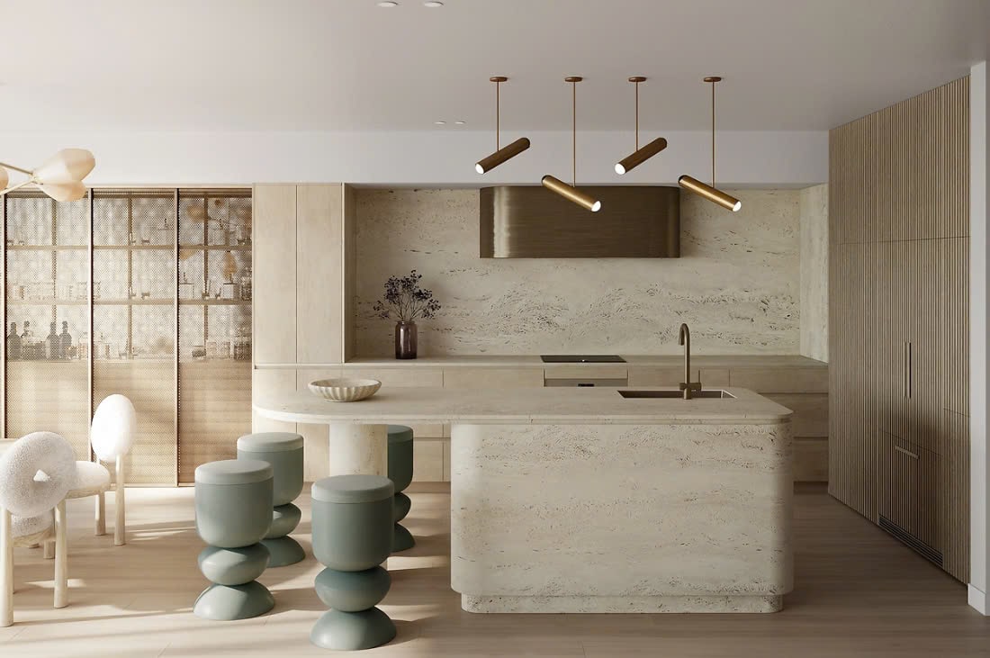 phong cách thiết kế nội thất wabi sabi