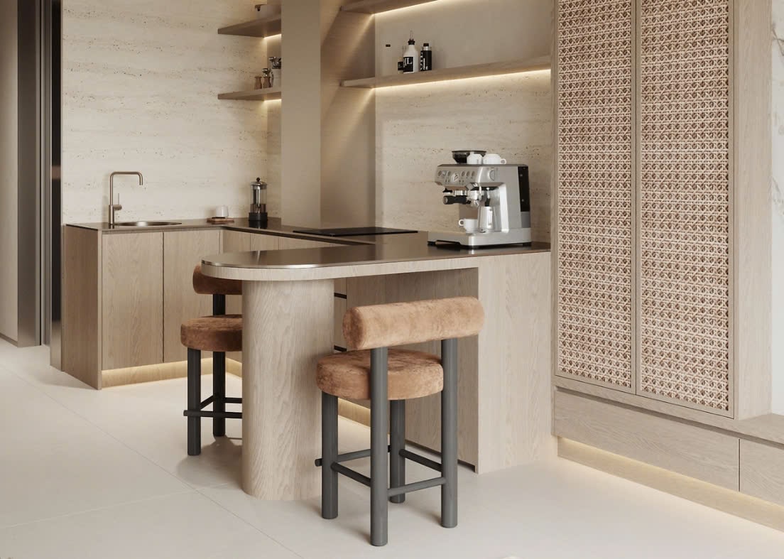 Tủ Bếp Wabi Sabi