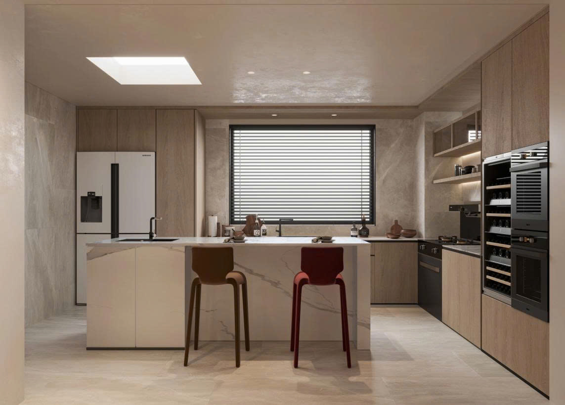 Cách bố trí phòng bếp đẹp Phòng bếp đẹp