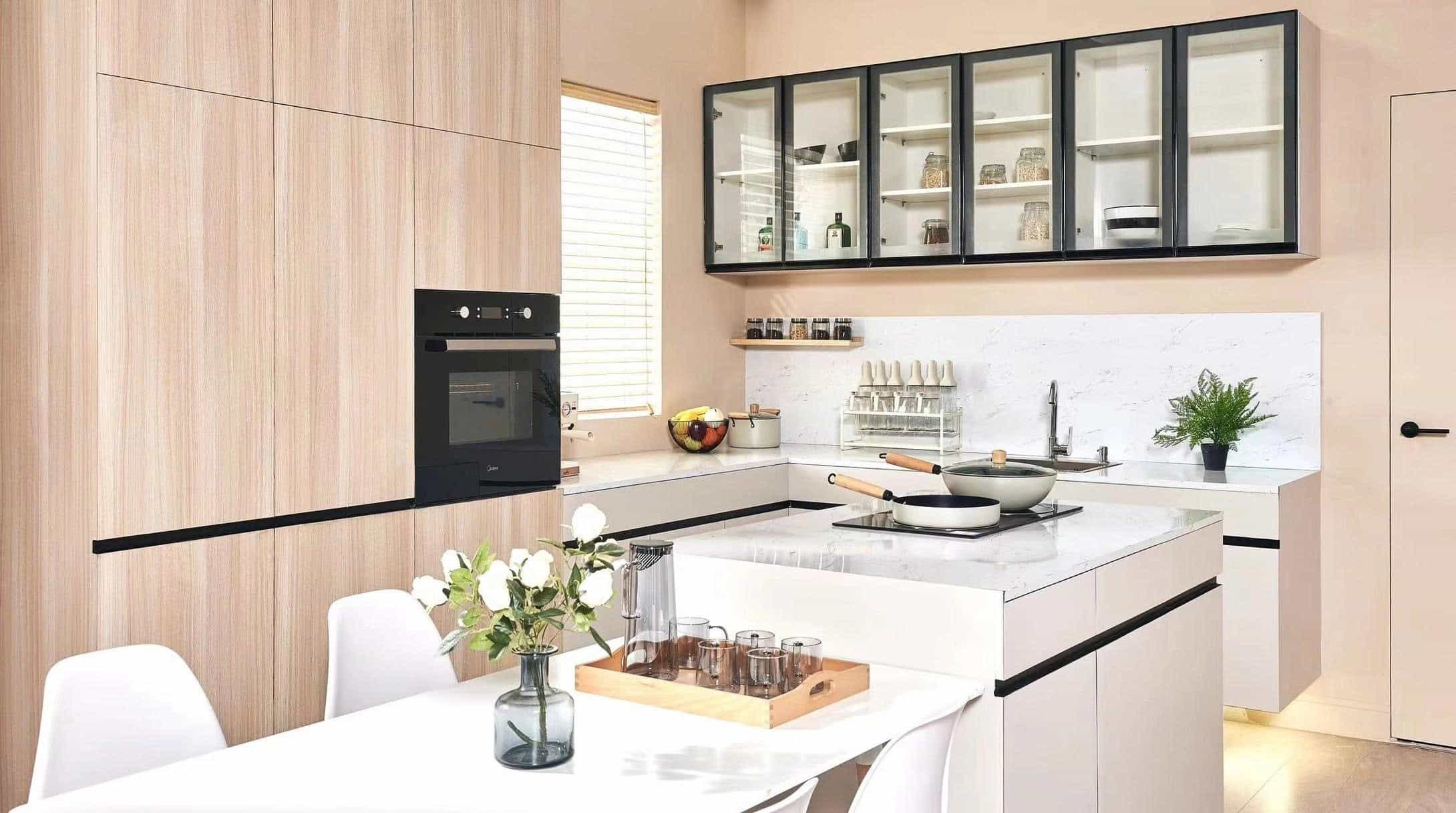 Cách bố trí phòng bếp đẹp Cách bố trí phòng bếp đẹp