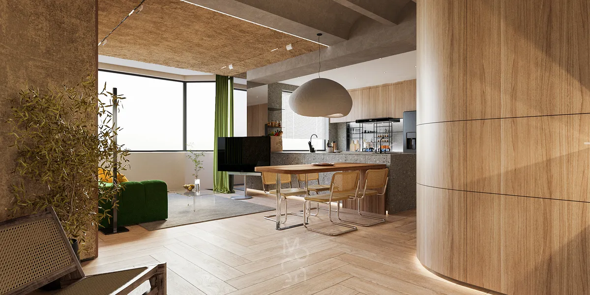 Bếp phong cách Scandinavian