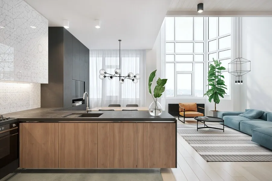 Bếp phong cách Scandinavian