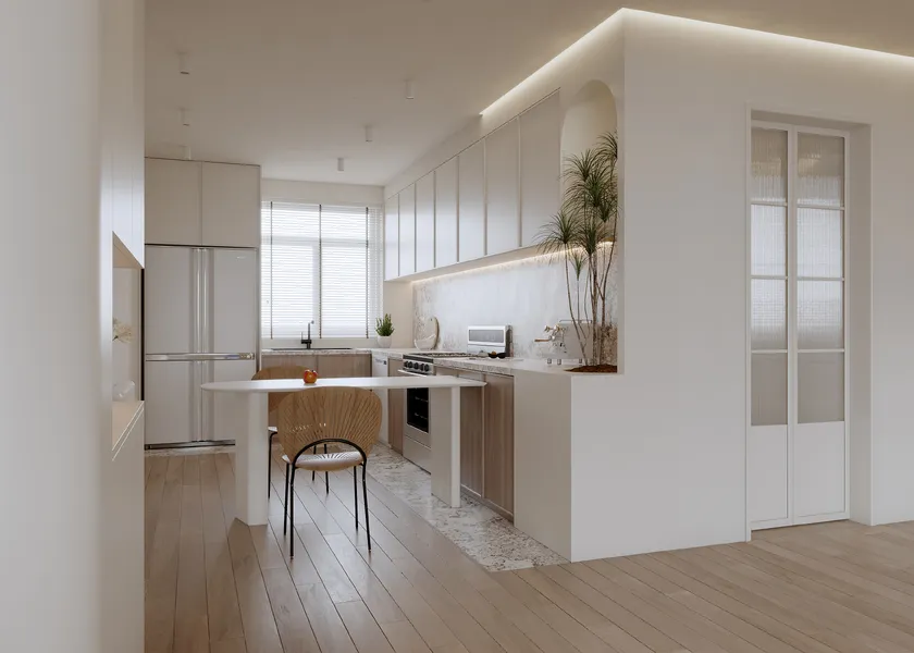 Bếp phong cách Scandinavian