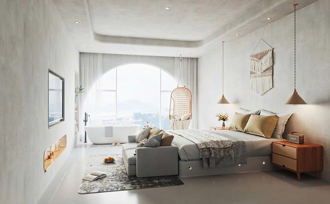 Phòng Ngủ Không Gian Mở