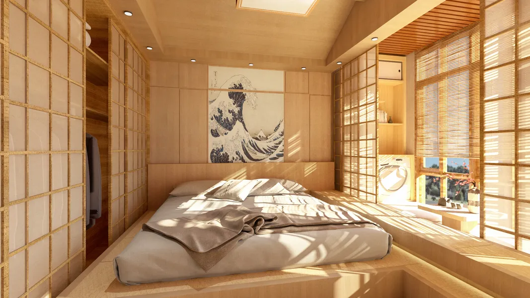 phòng ngủ phong cách nhật