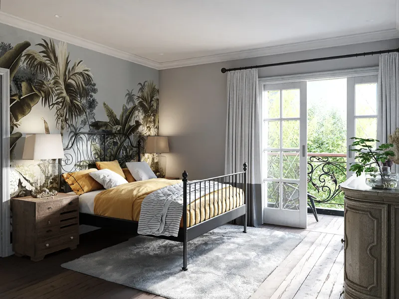 Phối màu nội thất phòng ngủ