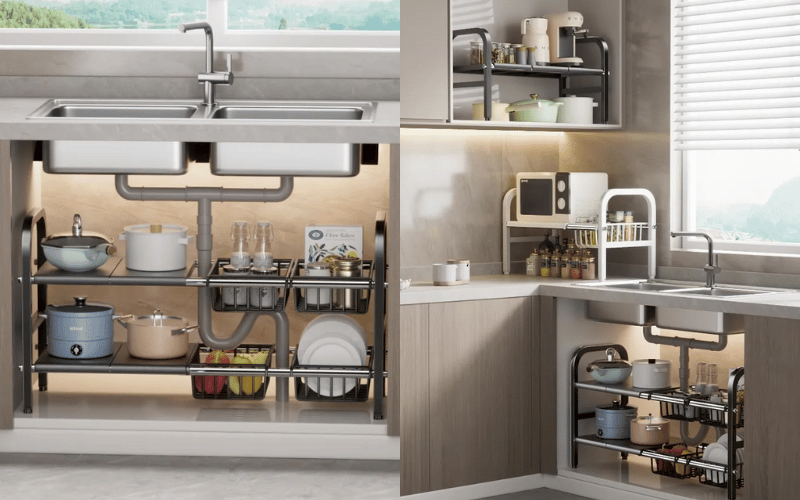 bố trí đồ nội thất nhà bếp