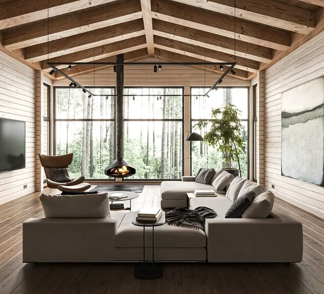 Phong cách Rustic trong nội thất màu sắc Phong cách Rustic trong nội thất