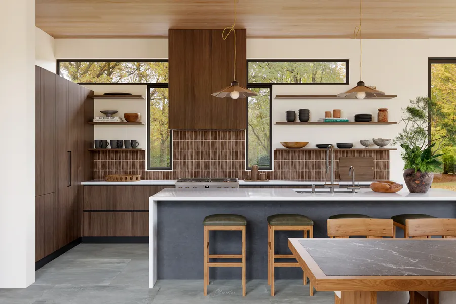 Phong cách Rustic trong nội thất phòng bếp Phong cách Rustic