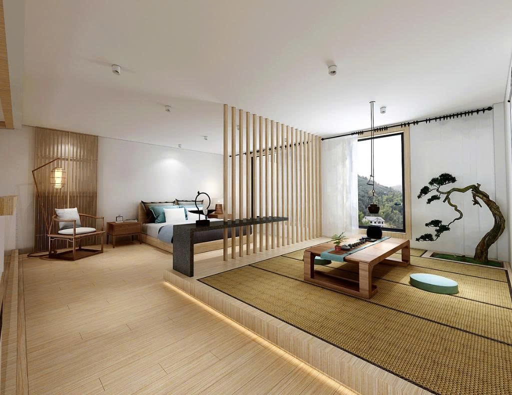 phòng khách ngồi bệt