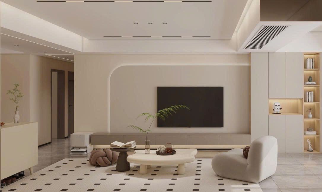 Thiết kế kệ tivi phòng khách