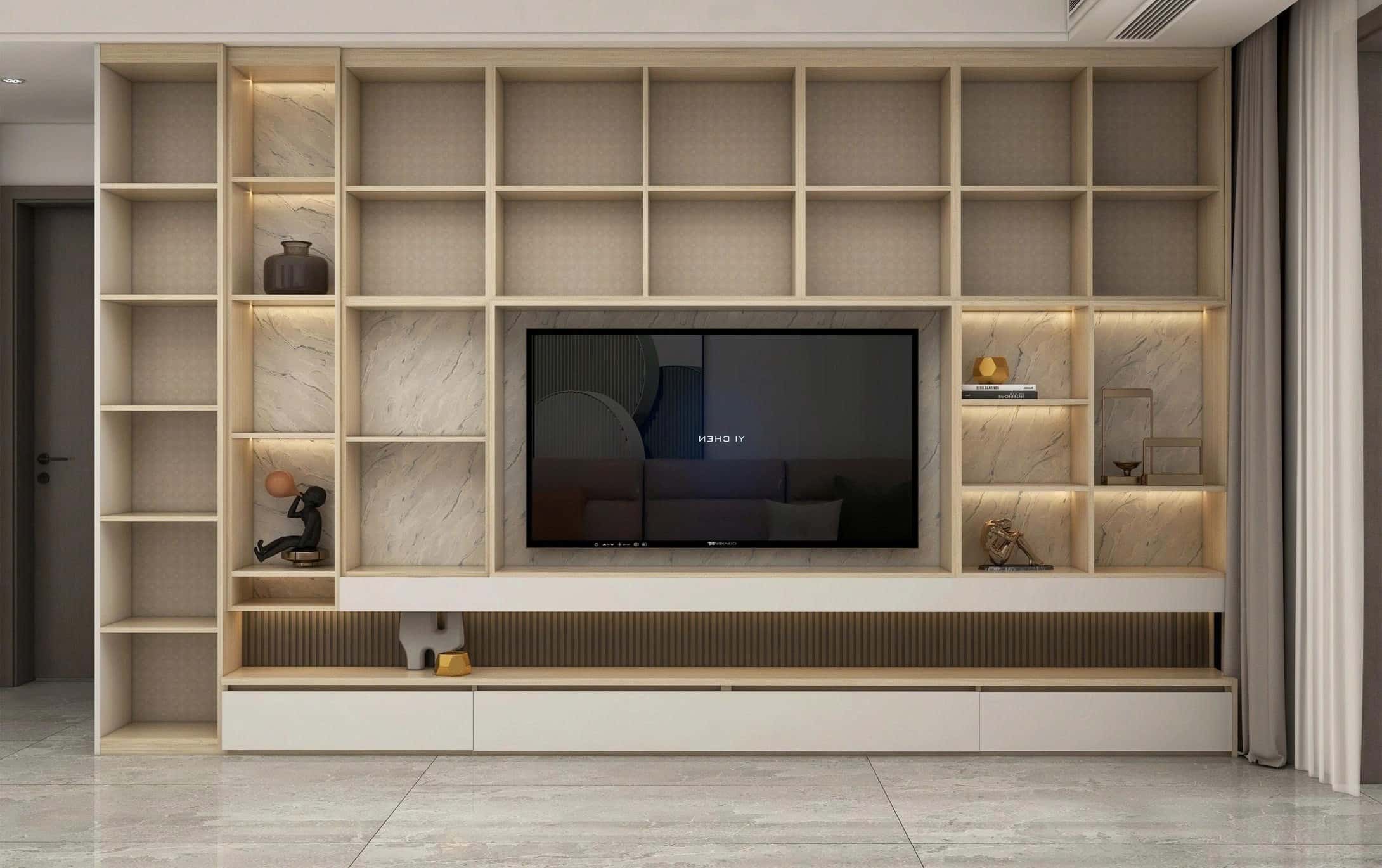 Những mẫu kệ tivi hiện đại đẹp 