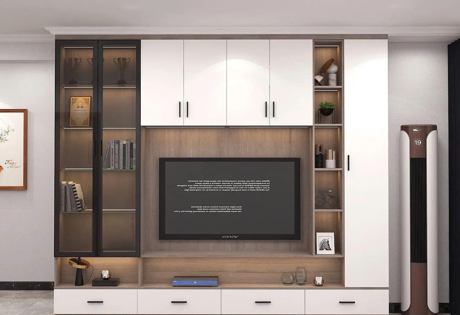 Tủ kệ tivi phòng khách đẹp 