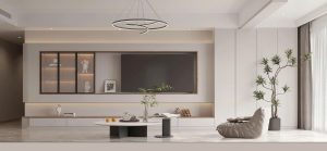 Thiết kế kệ tivi phòng khách