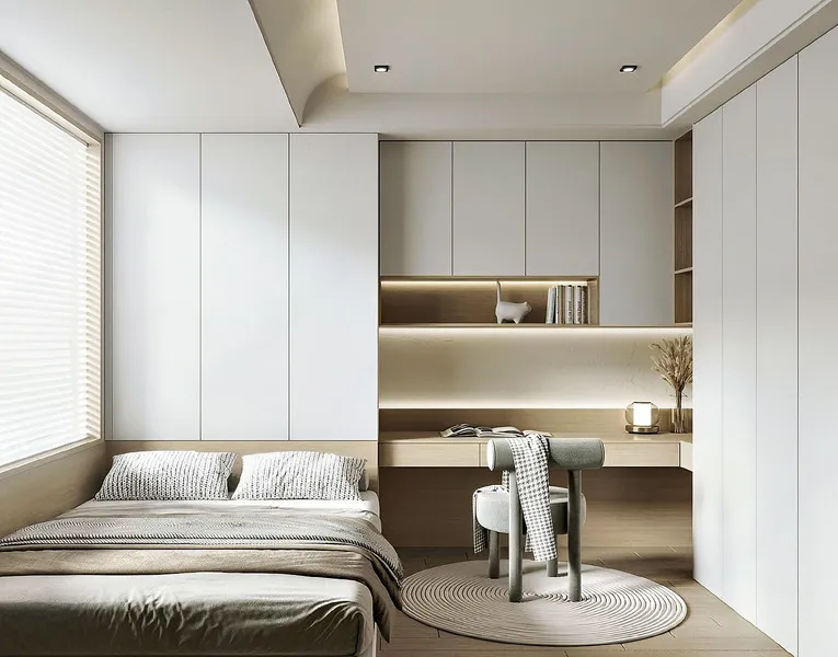 Tủ Quần Áo Kết Hợp Bàn Làm Việc Tủ Quần Áo Tích Hợp Bàn Làm Việc