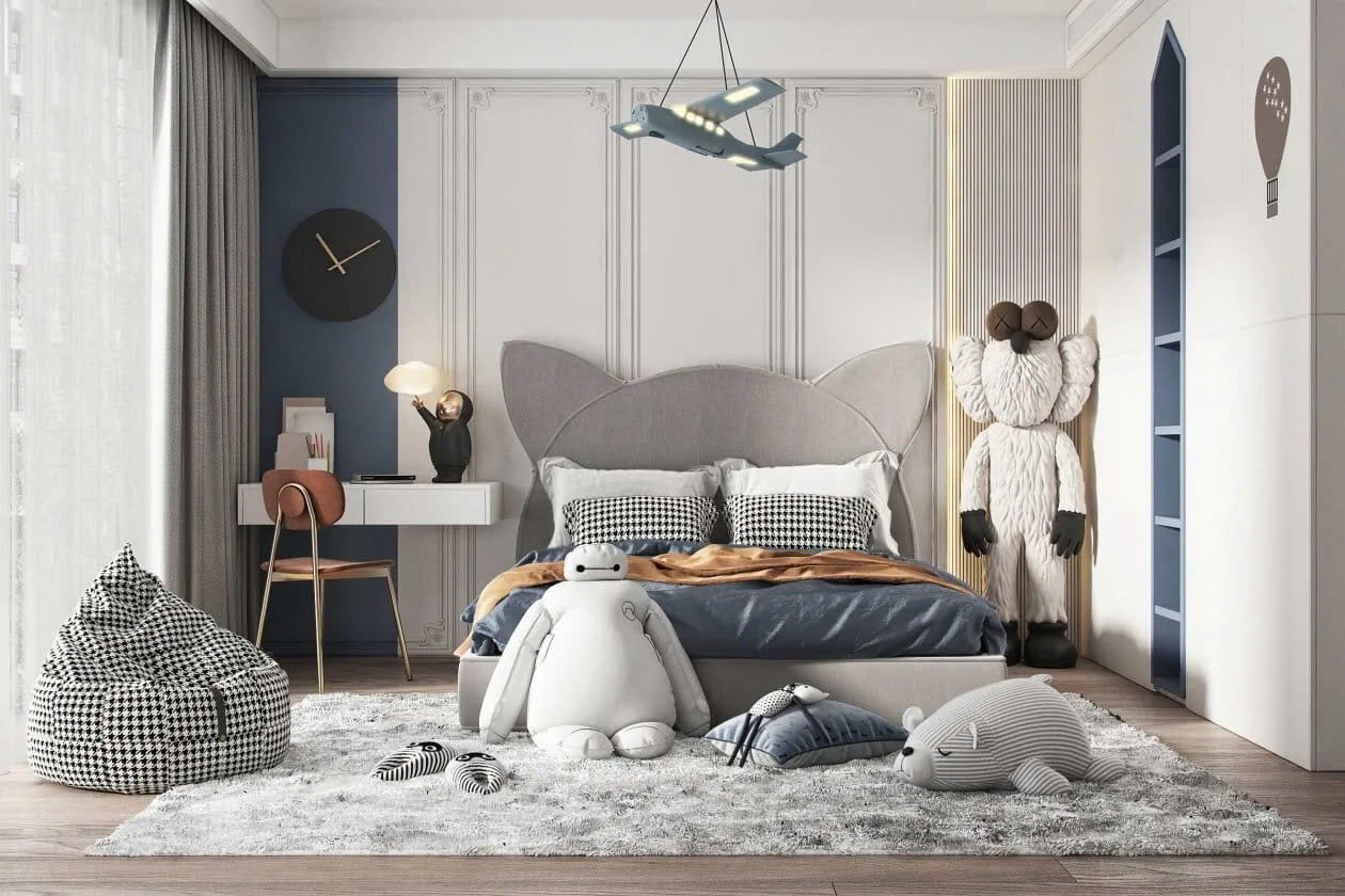 giường ngủ cho bé giường liền tủ