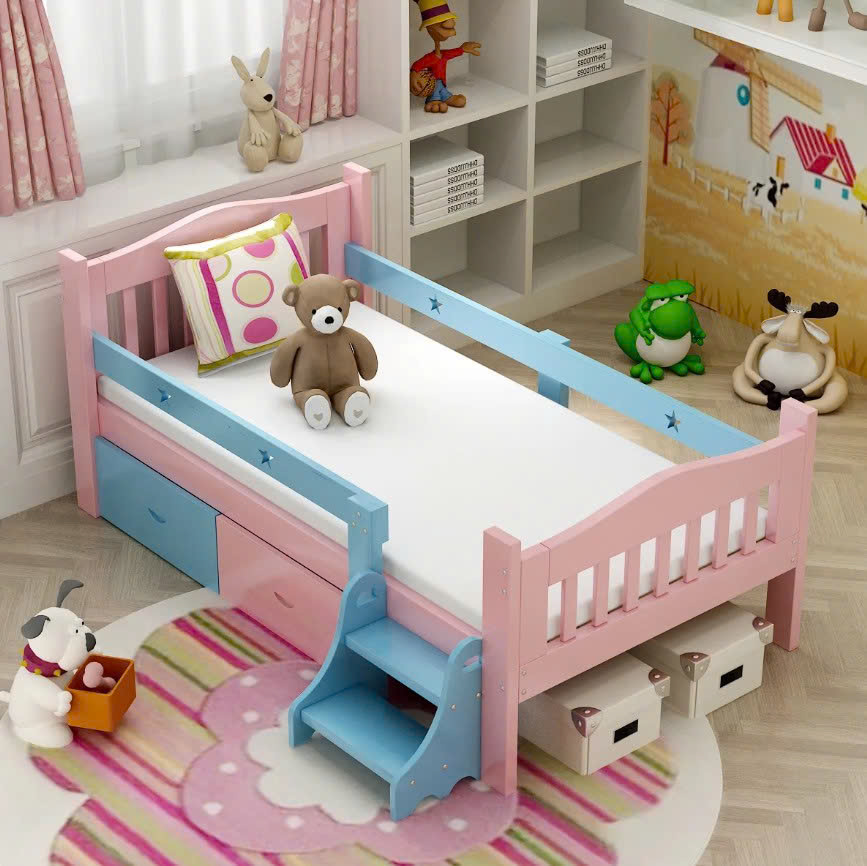 giường ngủ cho bé giường liền tủ