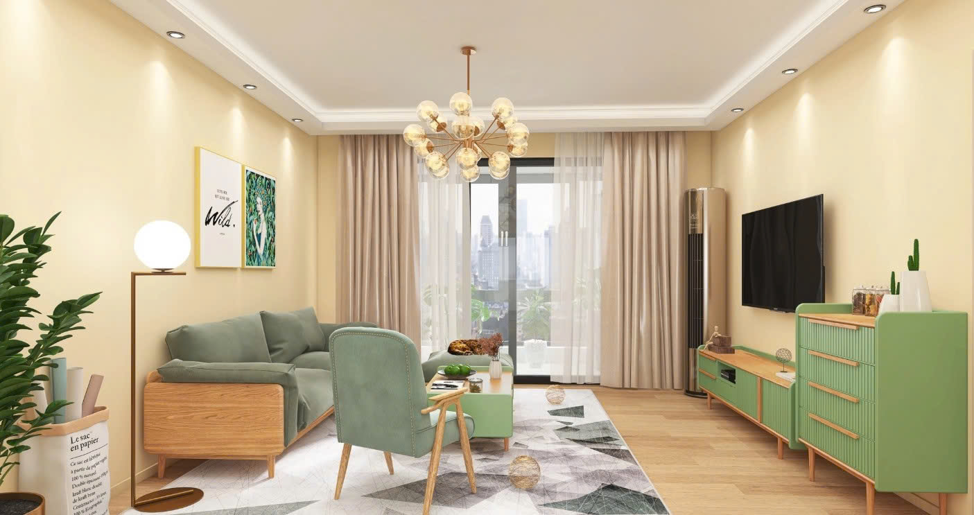 Chọn màu sơn cho phòng khách Chọn màu sơn cho phòng khách