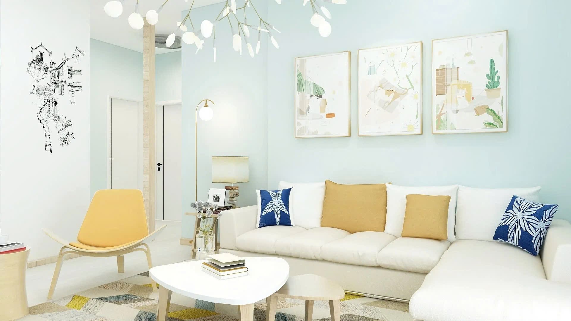 Chọn màu sơn cho phòng khách Chọn màu sơn cho phòng khách