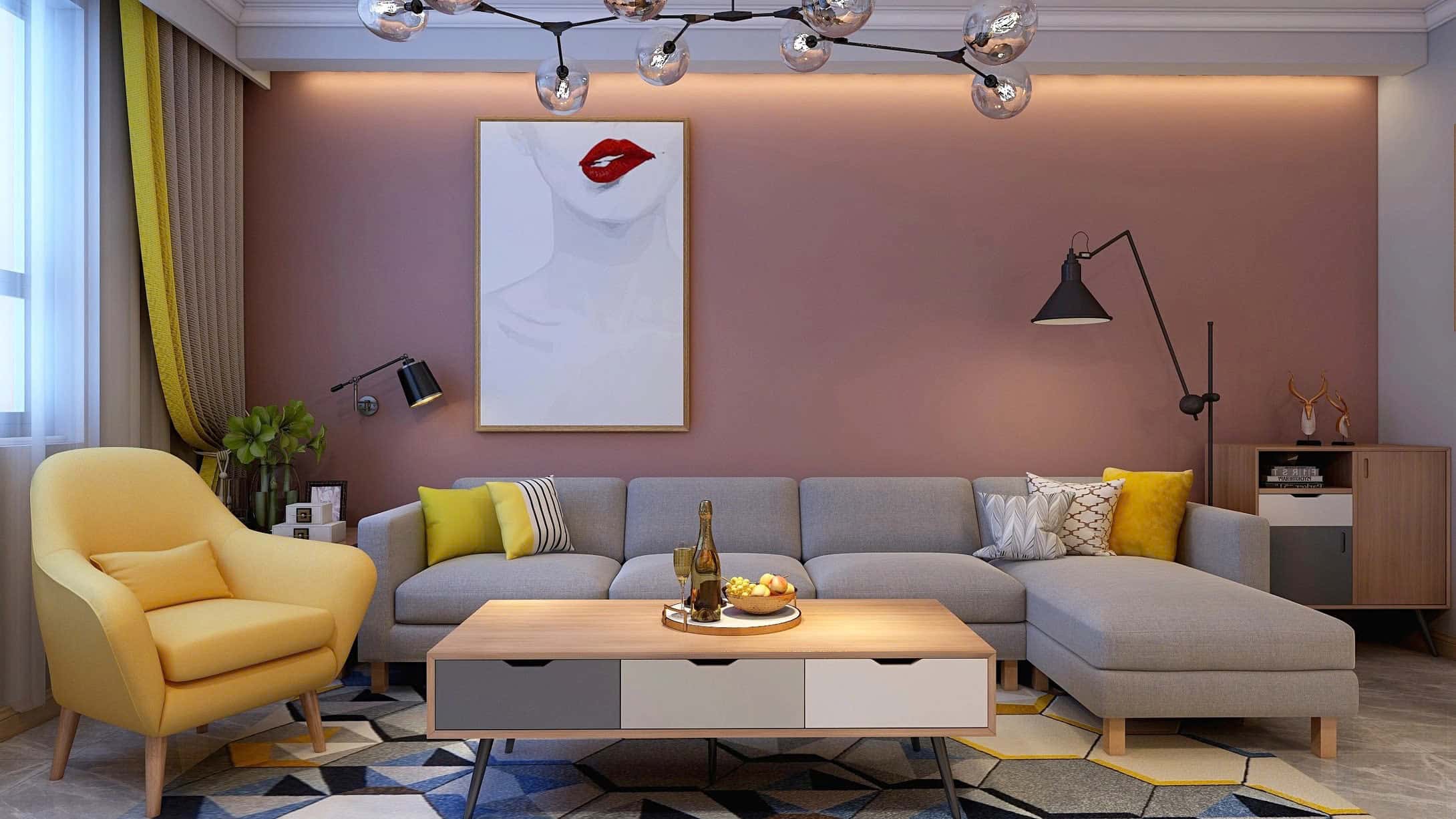 Chọn màu sơn cho phòng khách phối màu sơn phòng khách đẹp