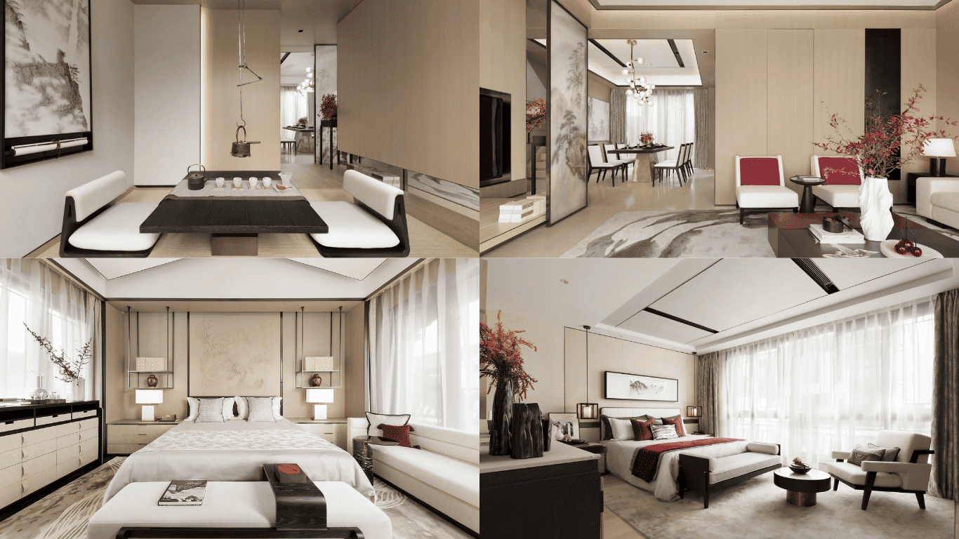 Chung Cư Phong Cách Nhật bố trí nội thất Chung cư