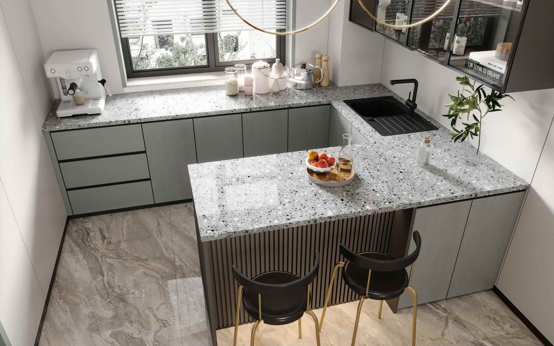 Diện tích nhà bếp kích thước tủ bếp