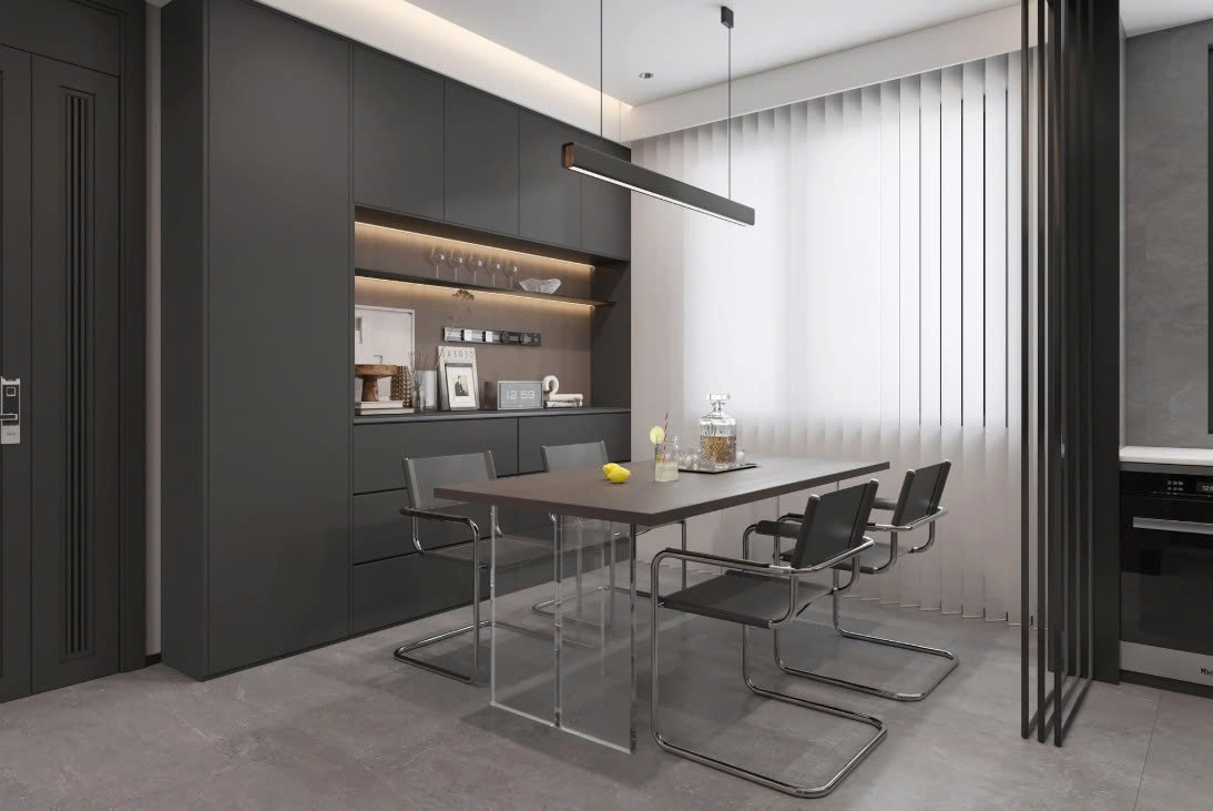 Diện tích nhà bếp phòng bếp