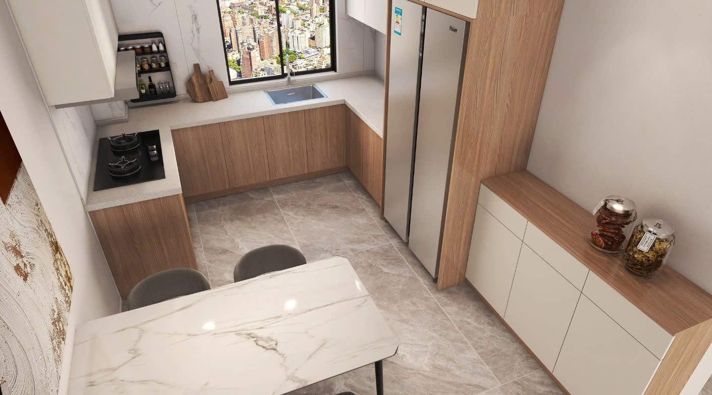 Diện tích nhà bếp kích thước tủ bếp