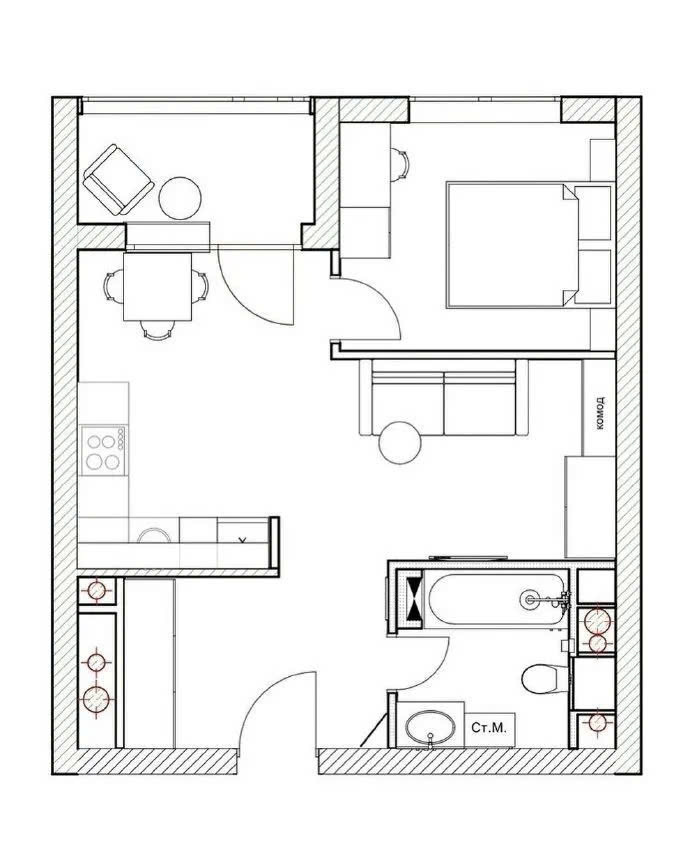 diện tích phòng ngủ tiêu chuẩn 