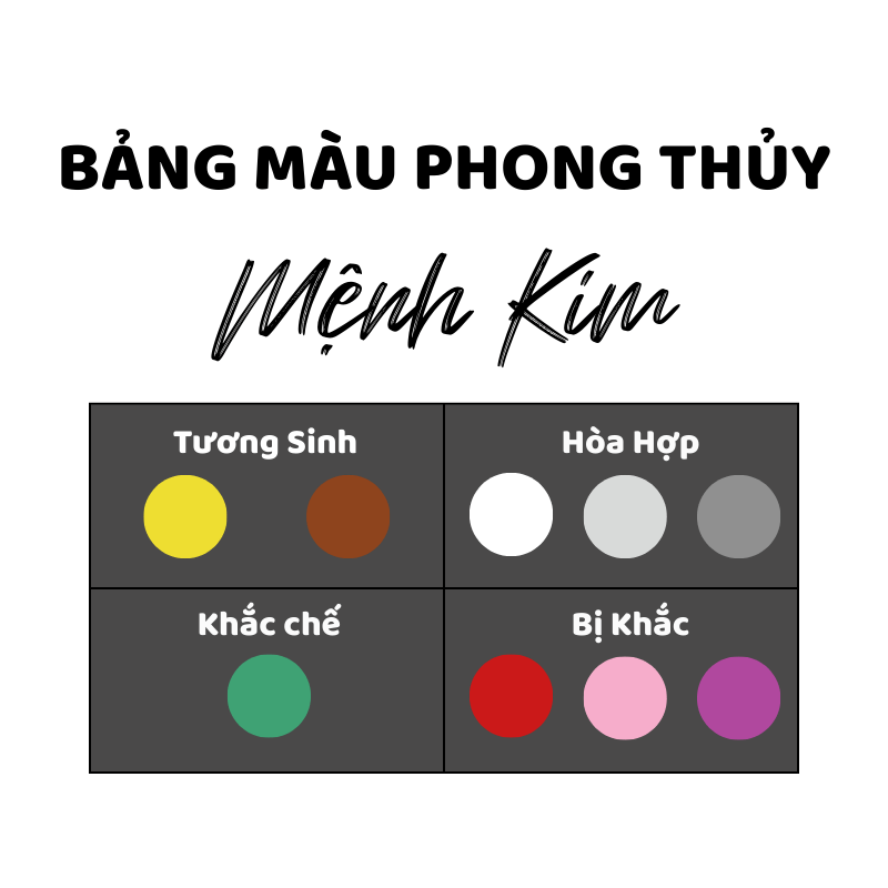 Màu sắc phong thủy