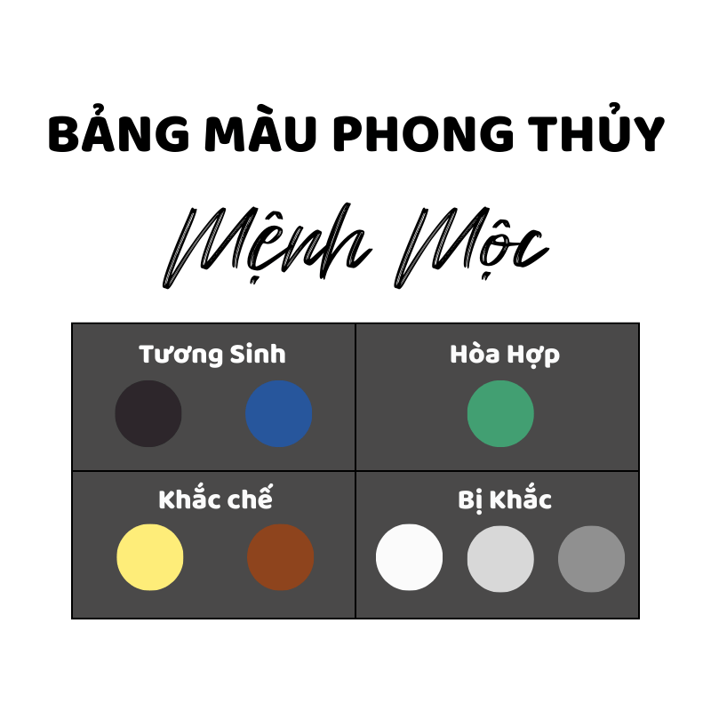 Màu sắc phong thủy