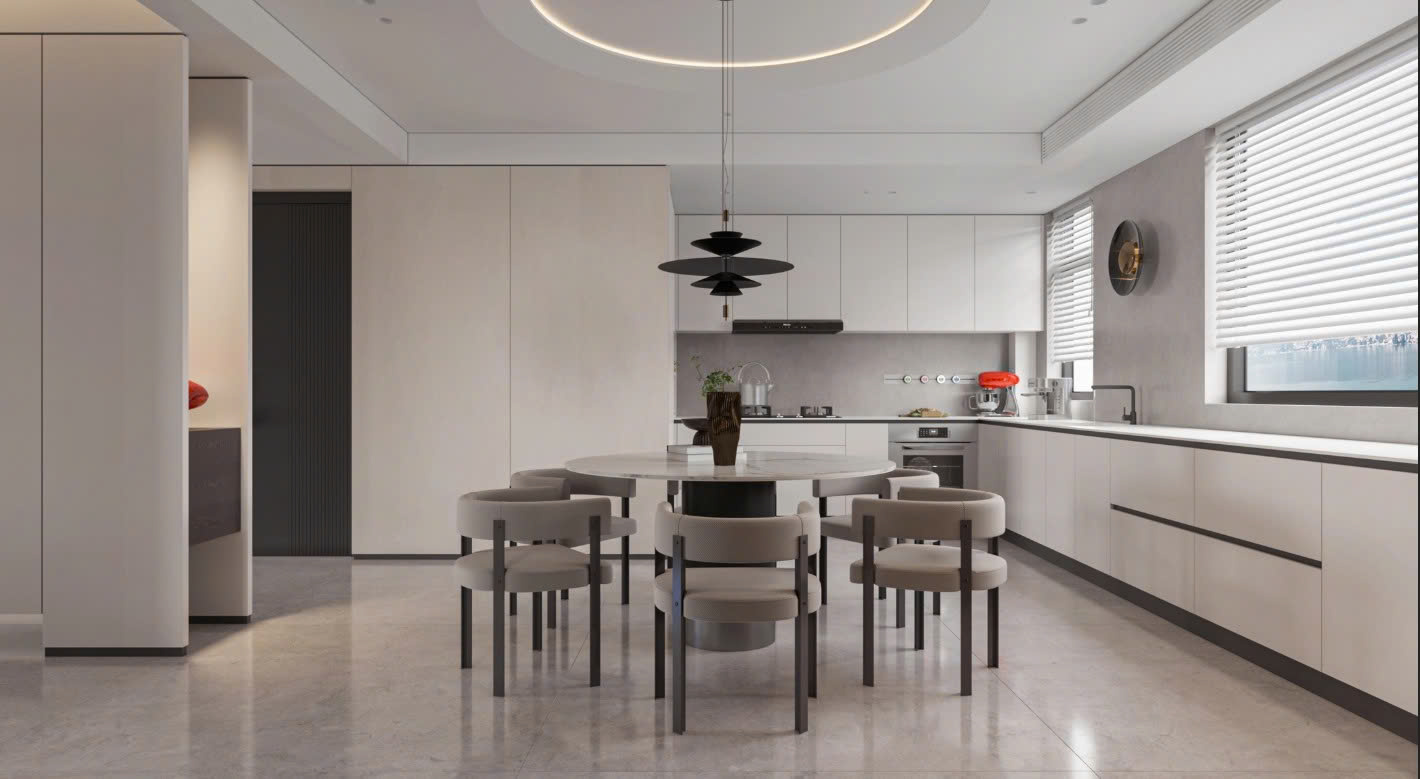 Phòng bếp nhà phố