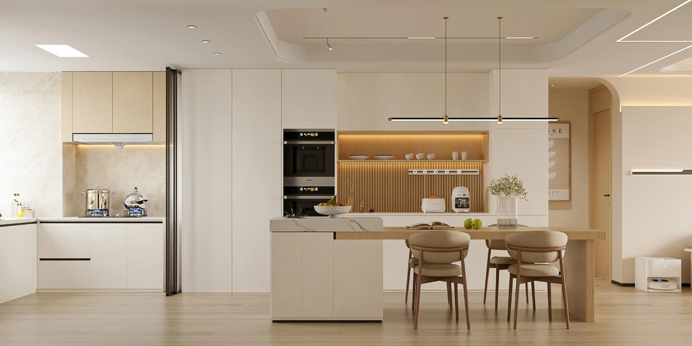 Phòng bếp nhà phố