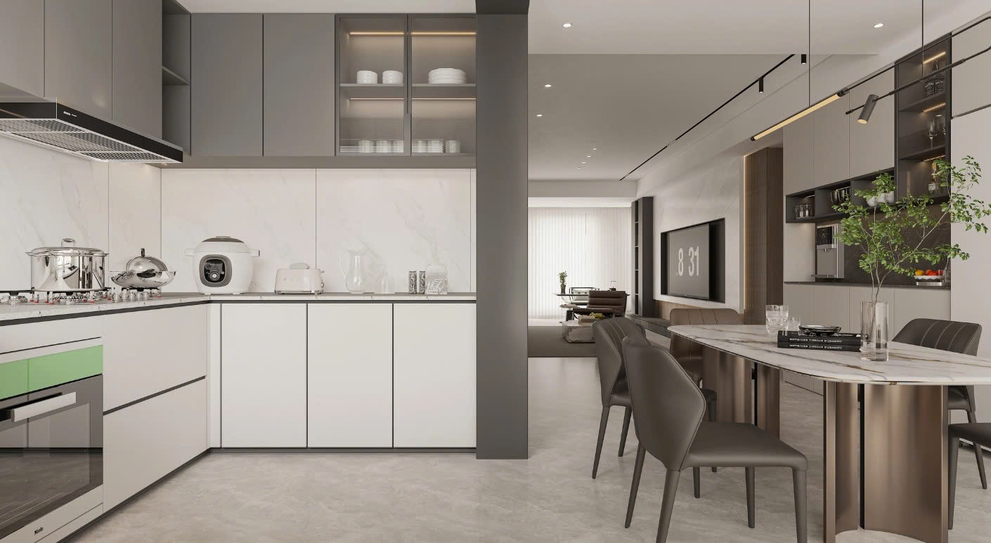 Phòng bếp nhà phố