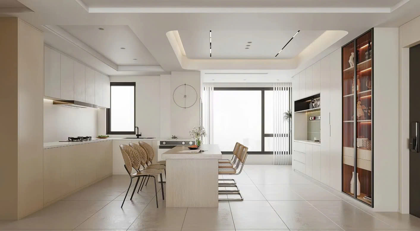 Phòng bếp nhà phố