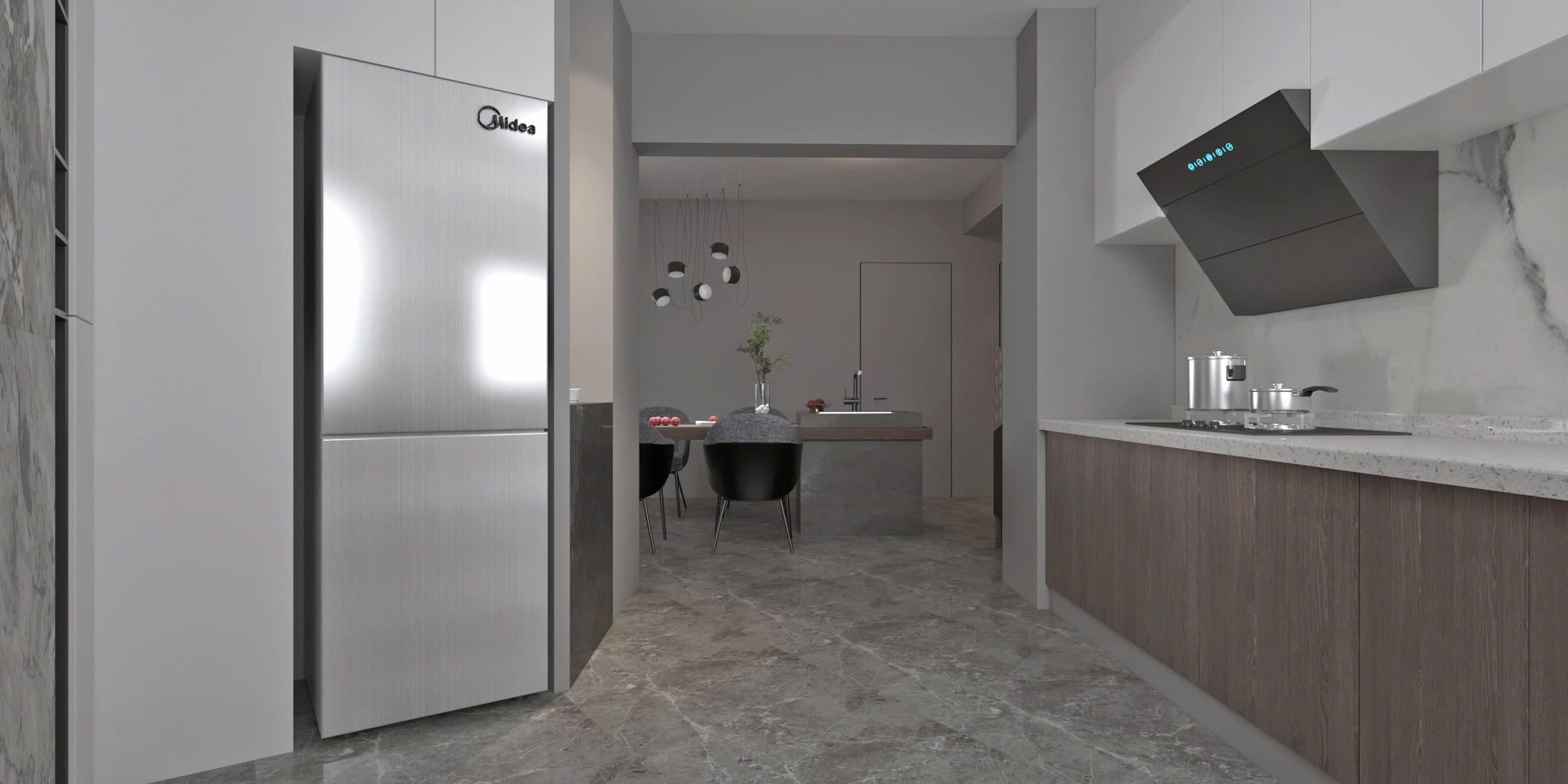 Phòng bếp nhà phố