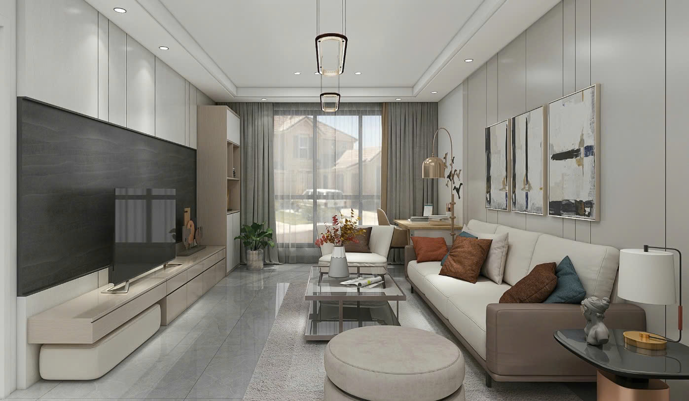 thiết kế phòng khách 