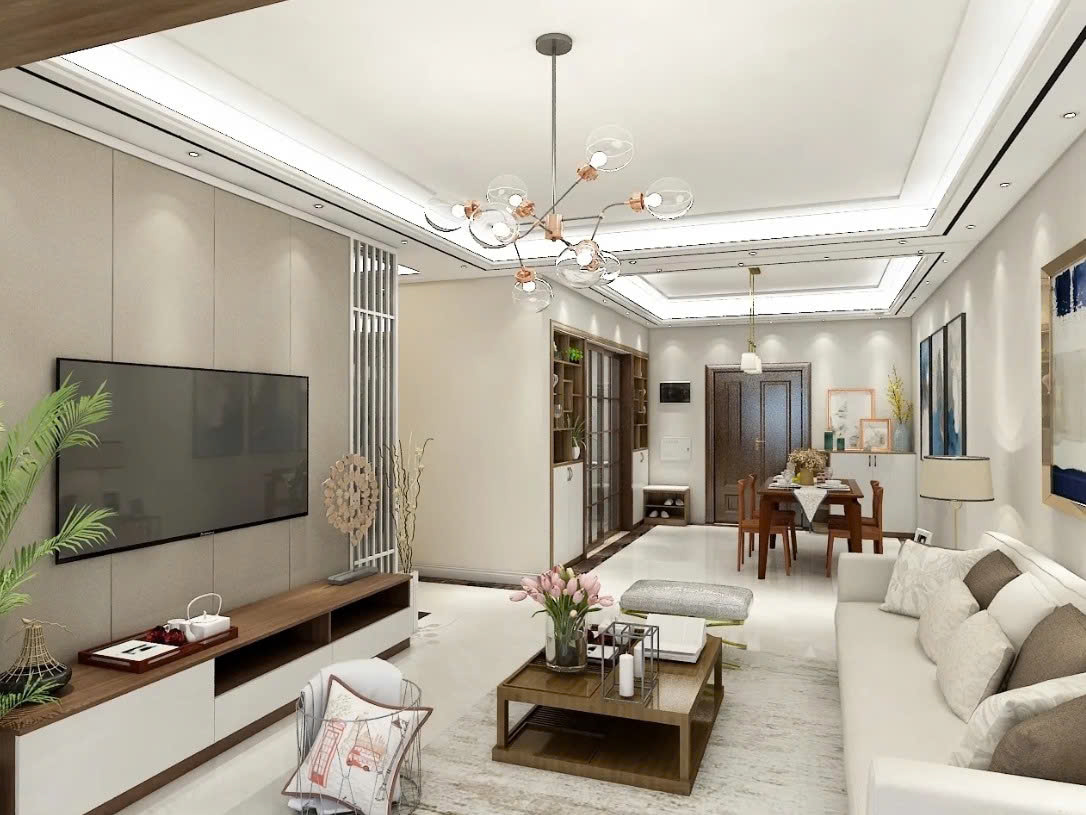 Phòng khách nhà ống 5m 