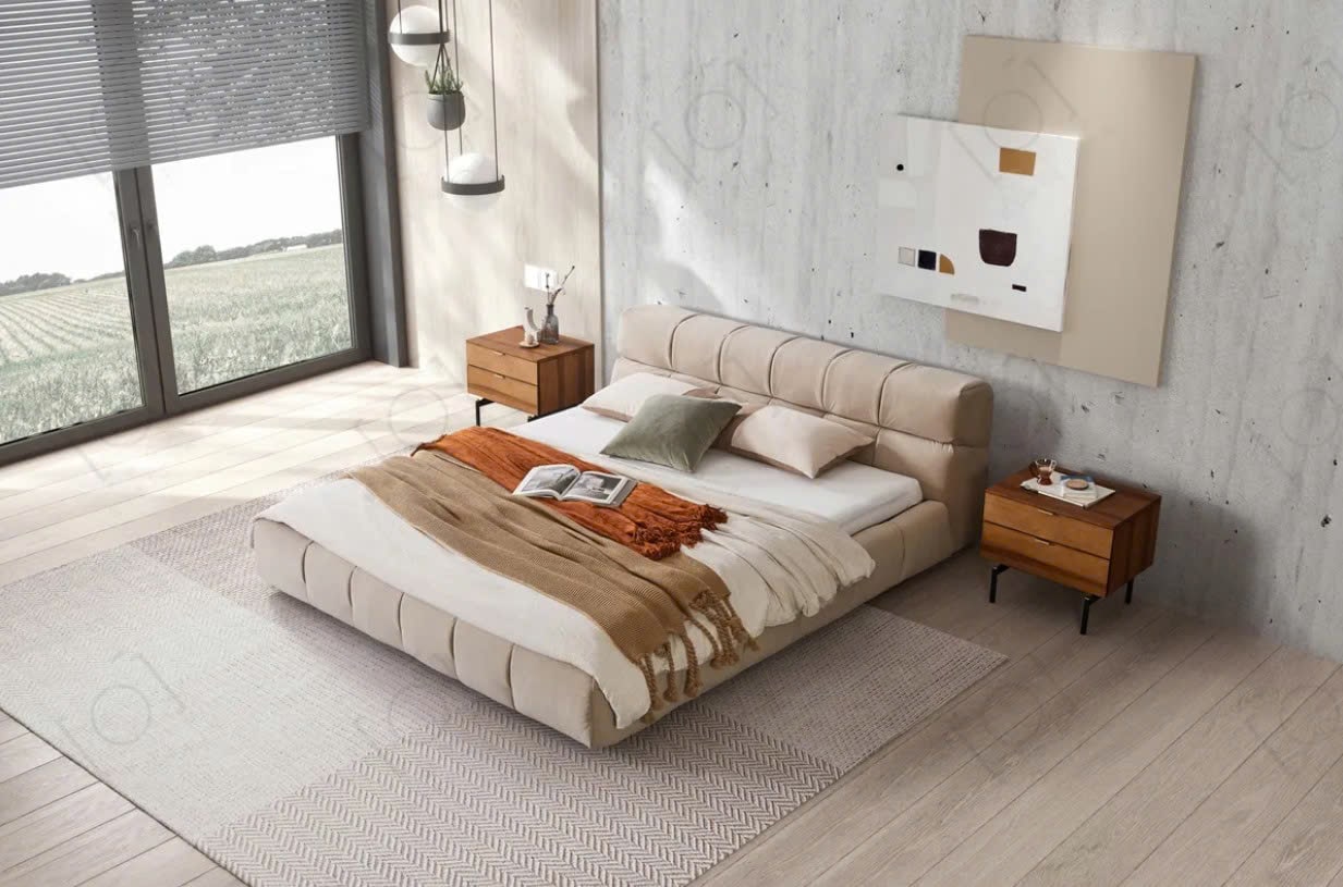 Phòng ngủ màu xám Phòng ngủ màu xám