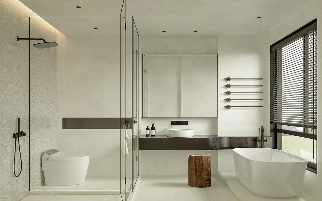 thiết kế nội thất phòng tắm