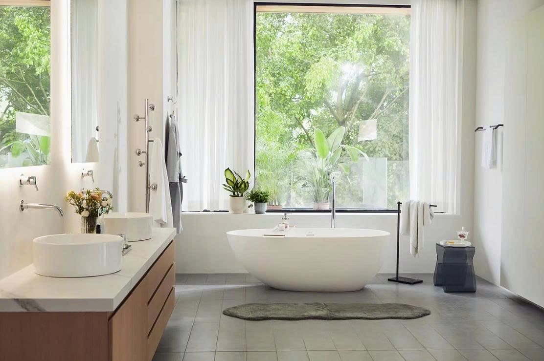 Cách sắp xếp nội thất phòng tắm