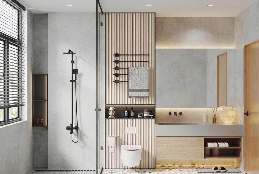 Nội thất phòng tắm đẹp