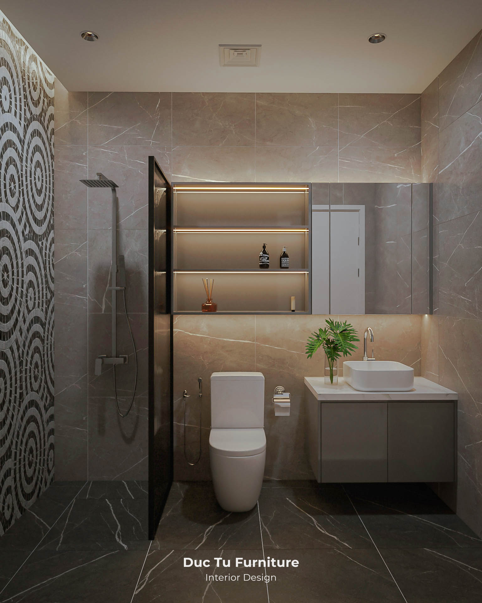 Thiết Kế Studio 30m2 Panoma