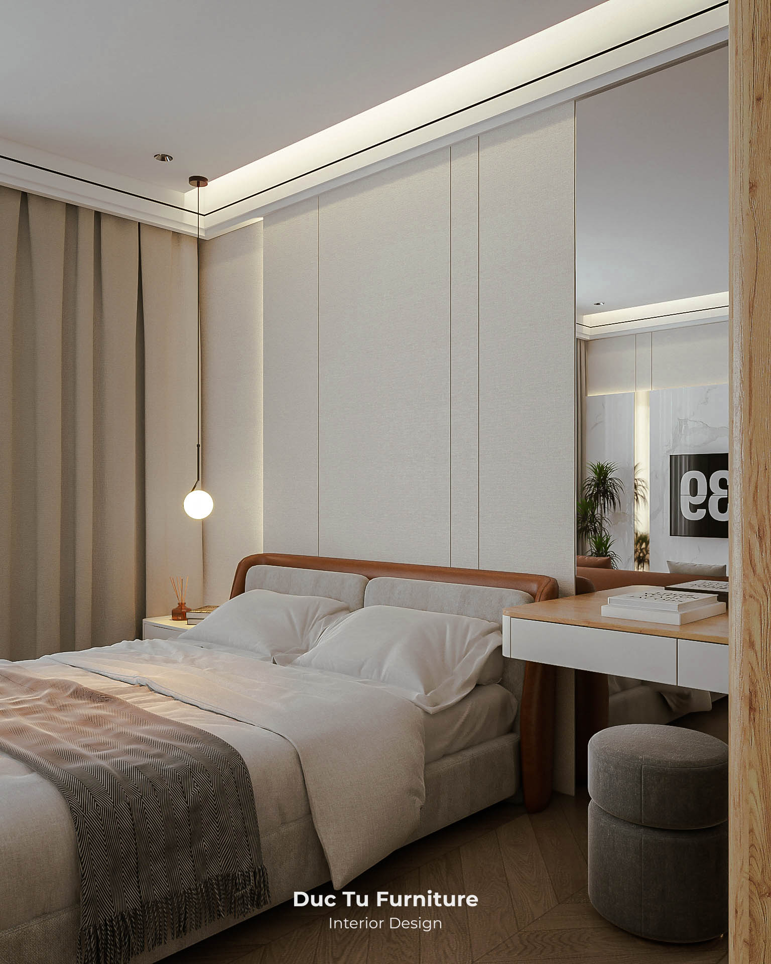 Thiết Kế Studio 30m2 Panoma