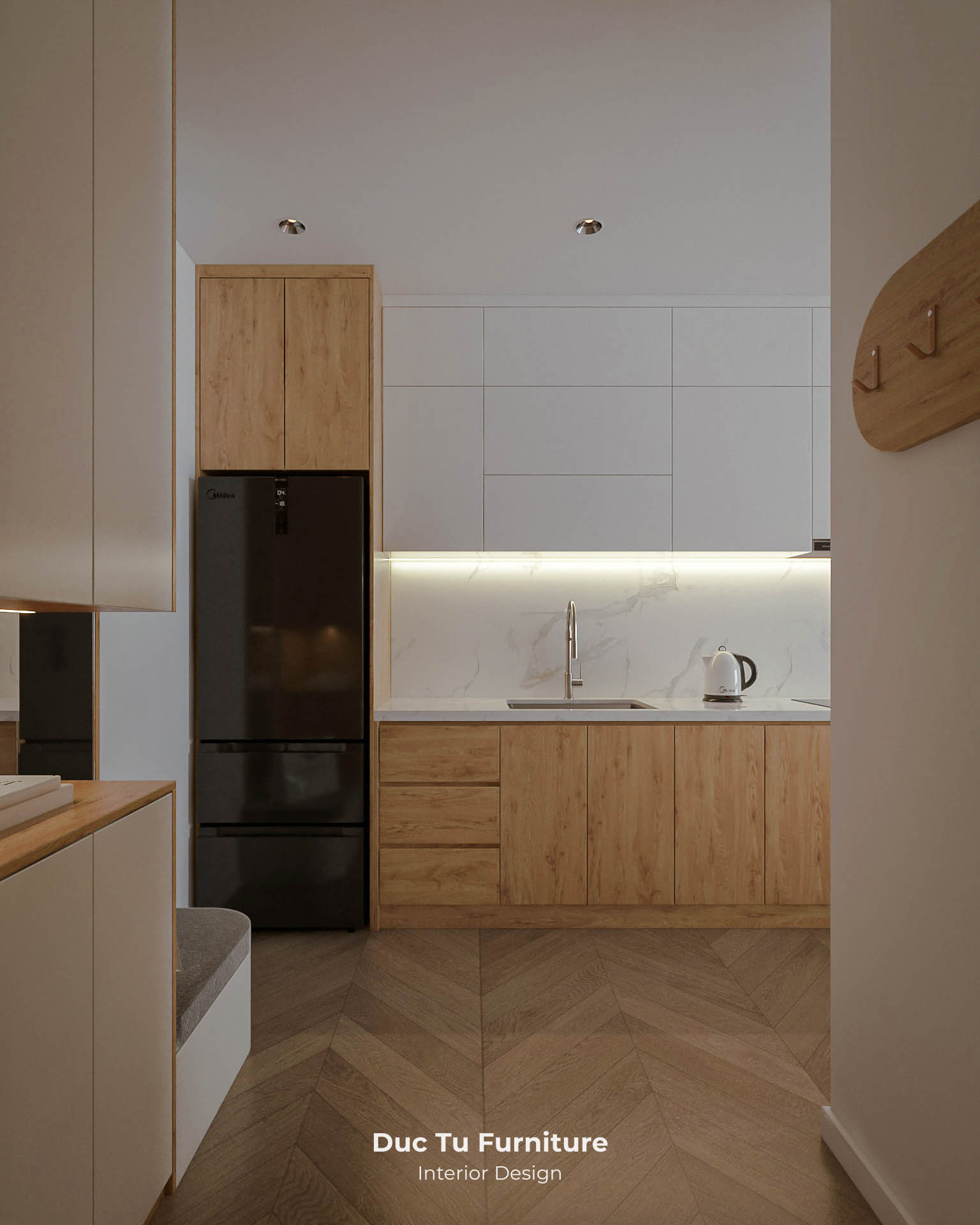 Thiết Kế Studio 30m2 Panoma