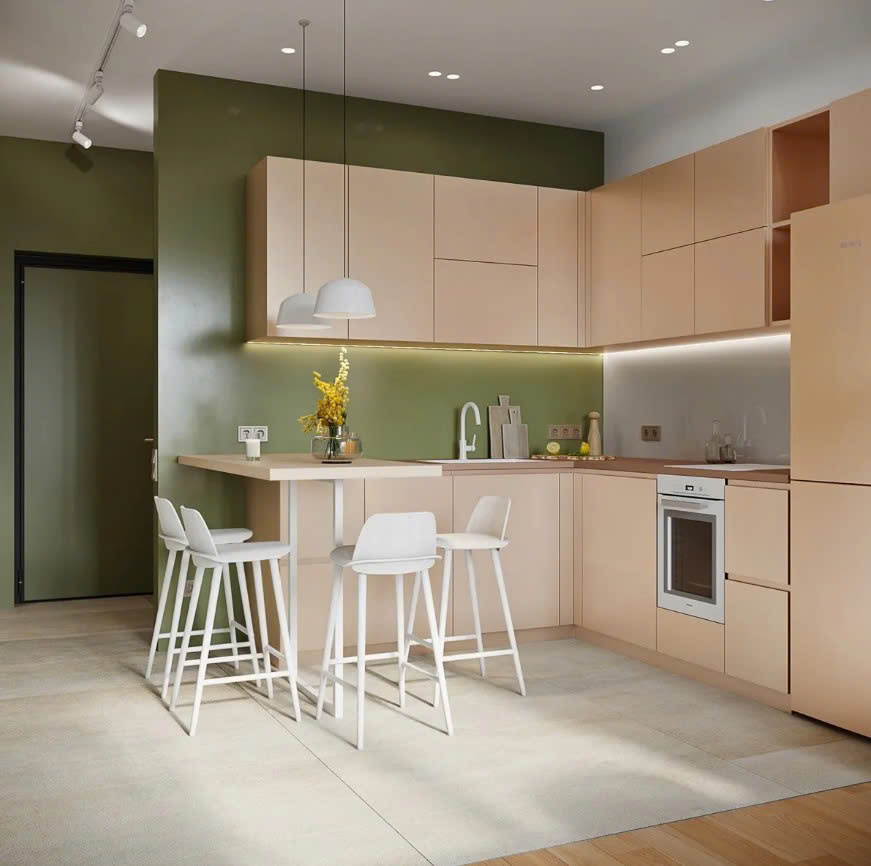 cách phối màu cho phòng bếp cách phối màu cho phòng bếp