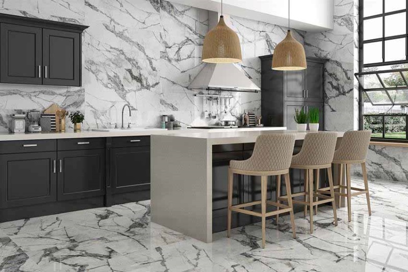 mẫu gạch ốp tường phòng bếp gạch ốp tường bếp