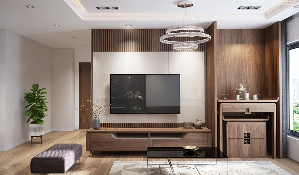 bố trí bàn thờ chung cư 